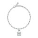 бижутерия,le,petite,story,padlock,heart,crys,bracelet,silver,(white)