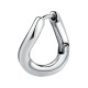 бижутерия,le,petite,story,twisted,hoop,earrings,silver,(white)