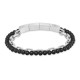 бижутерия,police,double,action,silver,ss,bracelet,silver,(black)