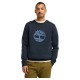 блуза,мъжки,пуловери,timberland,kennebec,river,tree,logo,sweatshirt,blue