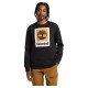тениска,мъжки,тениски,timberland,stack,logo,colored,long,sleeve,t,shirt,black