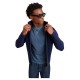 блуза,мъжки,пуловери,g,star,double,collar,full,zip,sweater,blue