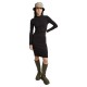 рокля,дамски,поли,и,рокли,g,star,ergonomic,slim,rib,long,sleeve,dress,dark,black,(black)