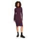 рокля,дамски,поли,и,рокли,g,star,rib,slim,long,sleeve,dress,purple