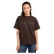 тениска,дамски,тениски,g,star,shiny,print,loose,r,t,short,sleeve,t,shirt,brown,(chocolate,plum)