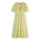 рокля,дамски,поли,и,рокли,scotch,&,soda,177726,short,sleeve,midi,dress,yellow