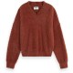 блуза,дамски,пуловери,дамски,плетени,дрехи,scotch,&,soda,178231,v,neck,sweater,red