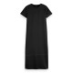 рокля,дамски,поли,и,рокли,scotch,&,soda,179144,short,sleeve,long,dress,black