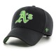 шапка,с,козирка,всички,шапки,47,mlb,oakland,athletics,freeform,mvp,snapback,cap,black,(black)