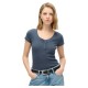 тениска,дамски,тениски,superdry,essential,button,down,short,sleeve,t,shirt,blue,grey,(mariner,navy)