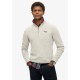 блуза,мъжки,пуловери,superdry,essential,embroidered,half,zip,sweater,beige,(athletic,grey,marl)