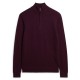 блуза,мъжки,пуловери,superdry,essential,embroidered,half,zip,sweater,dark,berry,(purple)