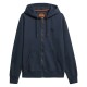 блуза,мъжки,пуловери,superdry,essential,logo,washed,full,zip,sweatshirt,black