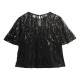 тениска,дамски,тениски,superdry,sheer,short,sleeve,sequin,short,sleeve,t,shirt,black,(black,fringe)