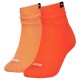 чорапи,дамски,чорапи,puma,701228109,short,socks,2,pairs,flame,orange,(orange)