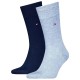 чорапи,мъжки,чорапи,tommy,hilfiger,371111,socks,2,pairs,blue,(light,blue,melange)