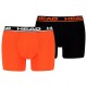 боксерки,мъжко,бельо,head,basic,boxers,2,units,orange,black,(vibrant,orange,black)