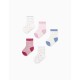 чорапи,мъжки,чорапи,дамски,чорапи,zippy,zbgun0302,socks,5,pairs,multicolor,(mixed)