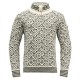 блуза,мъжки,пуловери,дамски,пуловери,devold,of,norway,svalbard,wool,zip,neck,sweater,white,grey,(offwhite,anthracite)