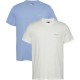 тениска,мъжки,тениски,tommy,jeans,linear,chest,short,sleeve,t,shirt,2,units,blue