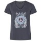 тениска,дамски,тениски,pieces,gabriella,short,sleeve,t,shirt,ombre,blue,peace,motive,(grey)