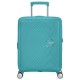 куфари,american,tourister,soundbox,spinner,55,20,tsa,35.5l,trolley,bag,turquoise,tonic,(blue)