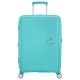 куфари,american,tourister,soundbox,spinner,67,24,tsa,81l,trolley,bag,poolside,blue