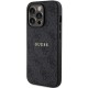 други,аксесоари,guess,guhmp15xg4gfrk,iphone,15,pro,max,6.7,4g,collection,leather,phone,case,clear,(black)