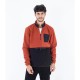 блуза,мъжки,пуловери,hurley,burrito,sherpa,track,half,zip,sweatshirt,orange