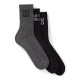 чорапи,мъжки,чорапи,hugo,rib,chain,10263824,socks,3,pairs,black,grey,(black)
