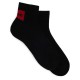 чорапи,мъжки,чорапи,hugo,rib,label,10260235,socks,2,pairs,black,(black)