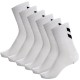 чорапи,мъжки,чорапи,hummel,chevron,long,socks,6,pairs,white,white,(white)