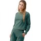 блуза,дамски,блузи,born,living,yoga,saga,sweatshirt,green,(hunter)