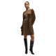 рокля,дамски,поли,и,рокли,hugo,kavori,1,long,sleeve,short,dress,brown