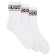 чорапи,дамски,чорапи,hugo,sporty,cc,w,10260645,socks,3,pairs,white,(white)