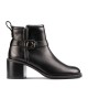 обувки,дамски,боти,дамски,високи,обувки,за,ходене,clarks,shoes,chamberly,trim,booties,black,leather,(brown)
