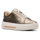 обувки,дамски,маратонки,clarks,shoes,hollyhock,walk,trainers,metallic,(brown,golden)