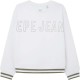 блуза,детски,блузи,pepe,jeans,telisa,sweatshirt,white