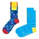 чорапи,мъжки,чорапи,happy,socks,footbal,&,workout,socks,2,pairs,blue,(multicolored)