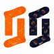 чорапи,мъжки,чорапи,happy,socks,pk6747,socks,2,pairs,orange,blue,(multicolored)