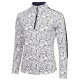 блуза,дамски,блузи,green,lamb,mae,half,zip,sweatshirt,white,navy,flora,(white)