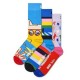 чорапи,мъжки,чорапи,hs,by,happy,socks,beatles,gift,set,long,socks,3,pairs,multicolor,(turquoise)