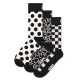 чорапи,мъжки,чорапи,hs,by,happy,socks,black,and,white,gift,set,long,socks,3,pairs,black,(white,black)