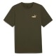 тениска,мъжки,тениски,puma,ess,tape,minimal,gold,short,sleeve,t,shirt,dark,olive,(green)