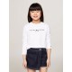 тениска,детски,тениски,tommy,hilfiger,essential,3,4,sleeve,t,shirt,white,(white)