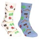 чорапи,детски,чорапи,trespass,camping,socks,2,pairs,white,blue,(blue,cream)