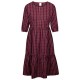 рокля,дамски,поли,и,рокли,trespass,helen,short,sleeve,dress,red,(dark,cherry,check)