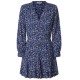 рокля,дамски,поли,и,рокли,pepe,jeans,anna,long,sleeve,short,dress,blue