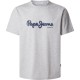 тениска,мъжки,тениски,pepe,jeans,dorian,short,sleeve,t,shirt,light,grey,marl,(grey)