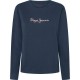 тениска,мъжки,тениски,дамски,тениски,pepe,jeans,fiore,long,sleeve,t,shirt,blue,(washed,navy,blue)